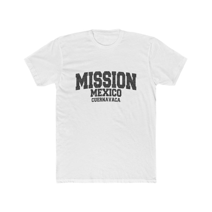 Mexico Cuernavaca Mission T-Shirt in Solid White, front view