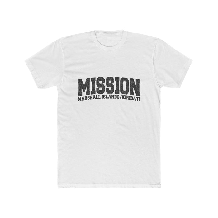 Marshall Islands/Kiribati Mission T-Shirt in Solid White, front view