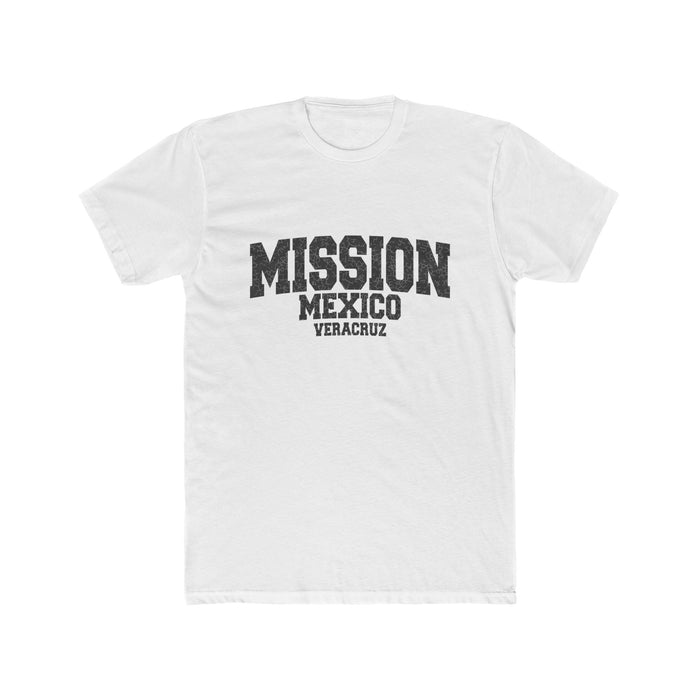 Mexico Veracruz Mission T-Shirt in Solid White, front view