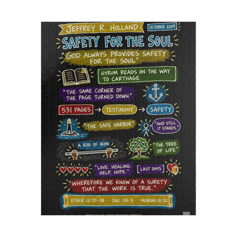 Safety for the Soul sketch note puzzle