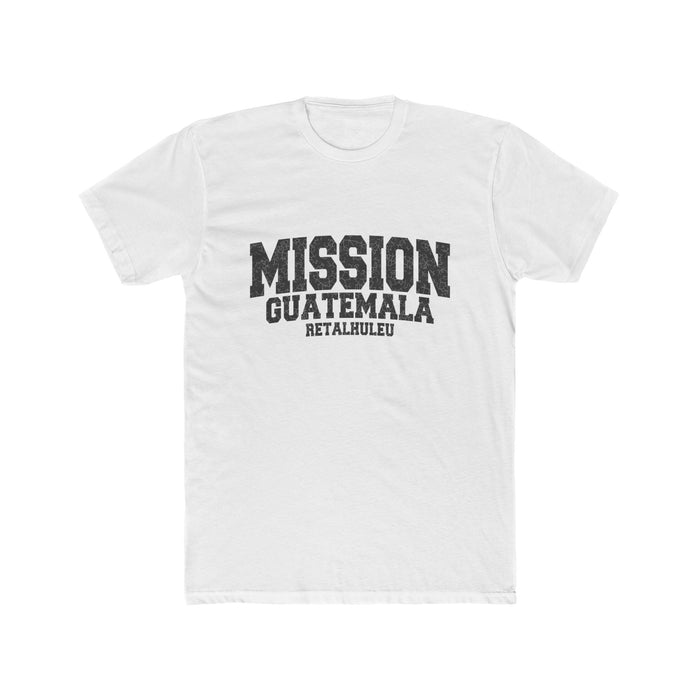Guatemala Retalhuleu Mission T-Shirt in Solid White, front view
