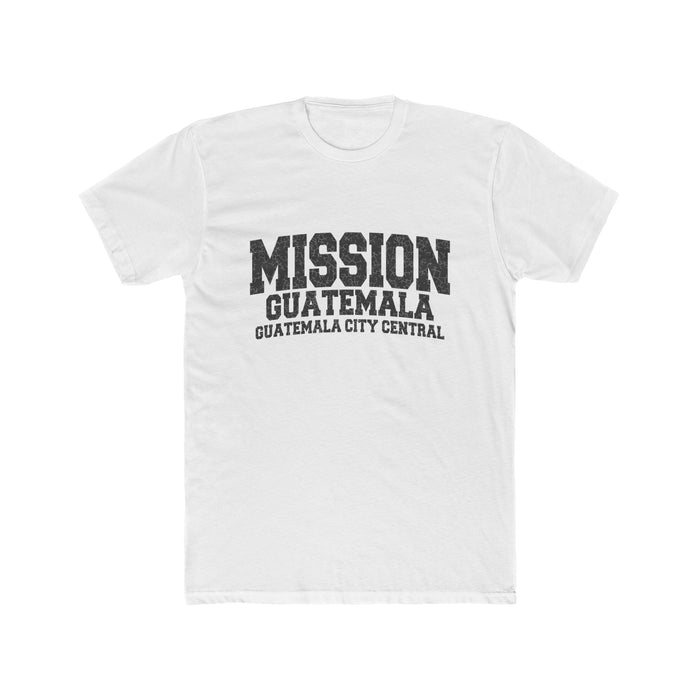 Guatemala Guatemala City Central Mission T-Shirt in Solid White, front view