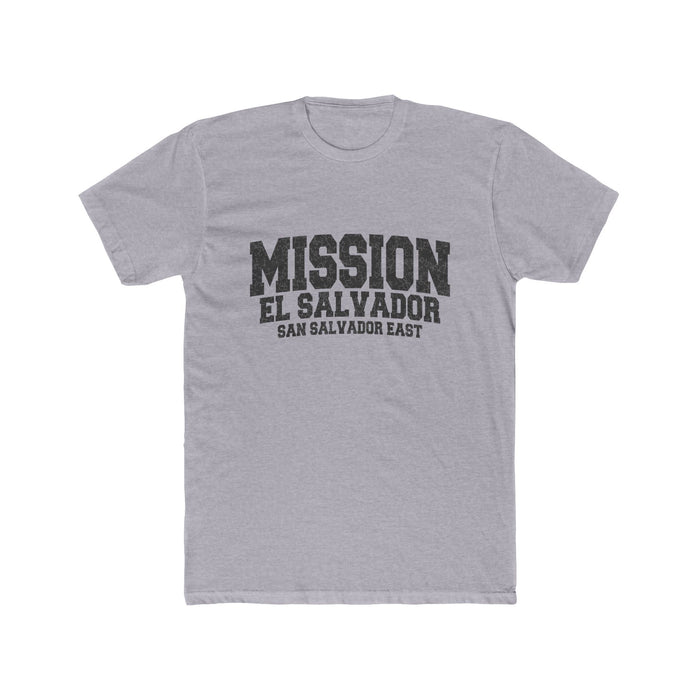El Salvador San Salvador East Mission T-Shirt in Heather Grey, front view
