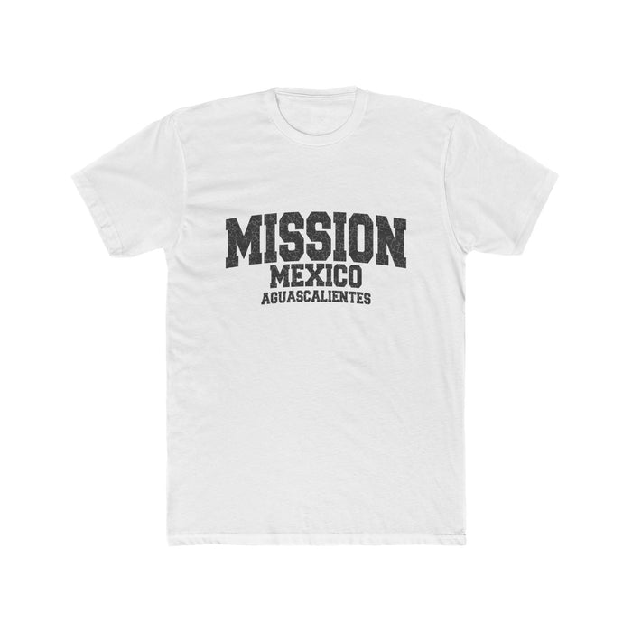 Mexico Aguascalientes Mission T-Shirt in Solid White, front view