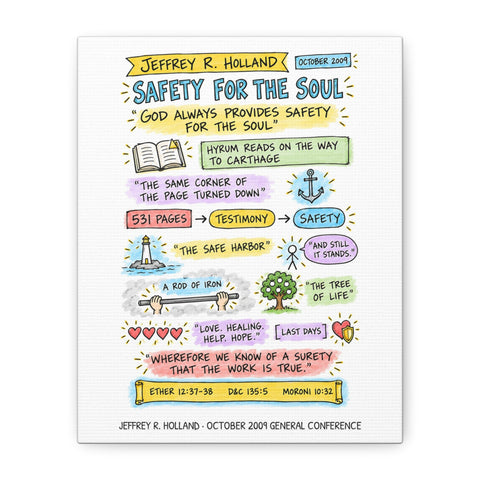 Safety for the Soul sketch note canvas