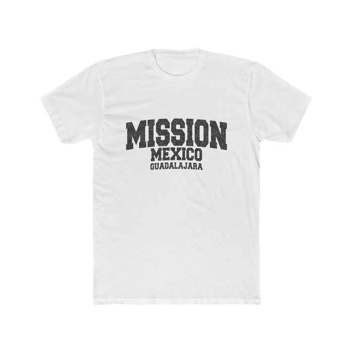 Mexico Guadalajara Mission T-Shirt in Solid White, front view