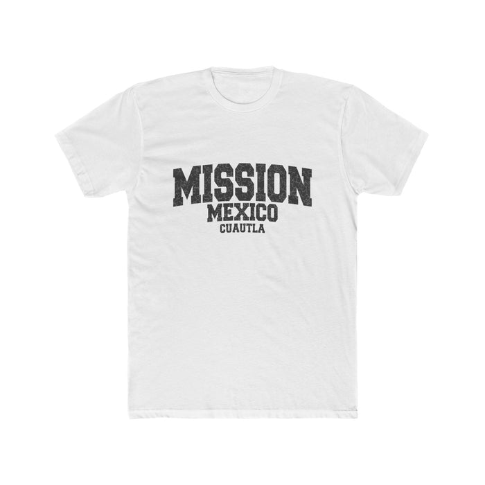Mexico Cuautla Mission T-Shirt in Solid White, front view