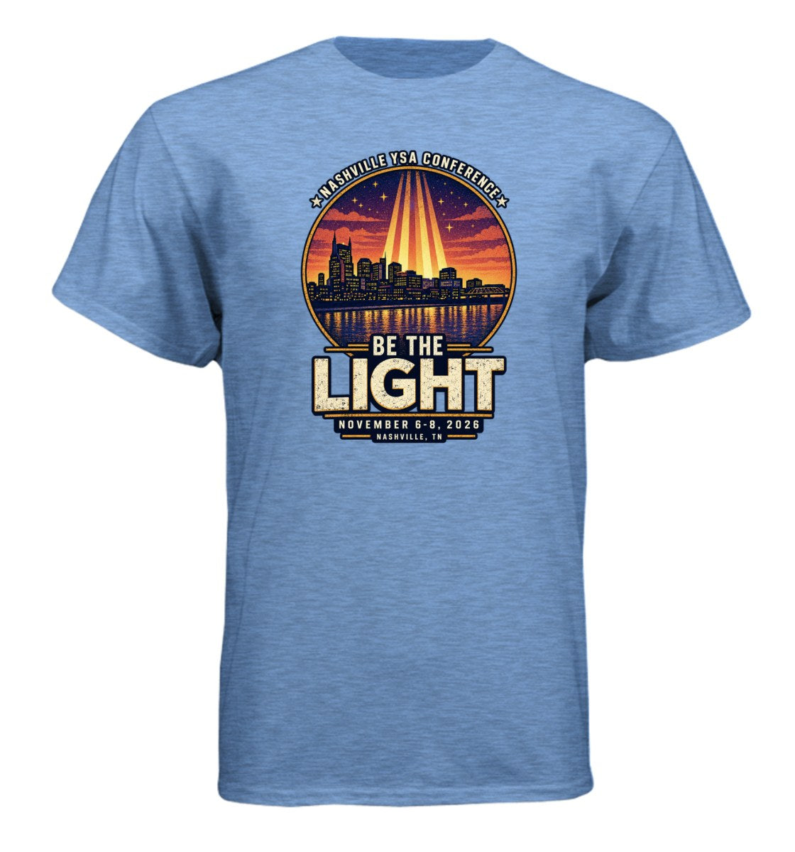 YSA Wards and Conferences custom t-shirt design example