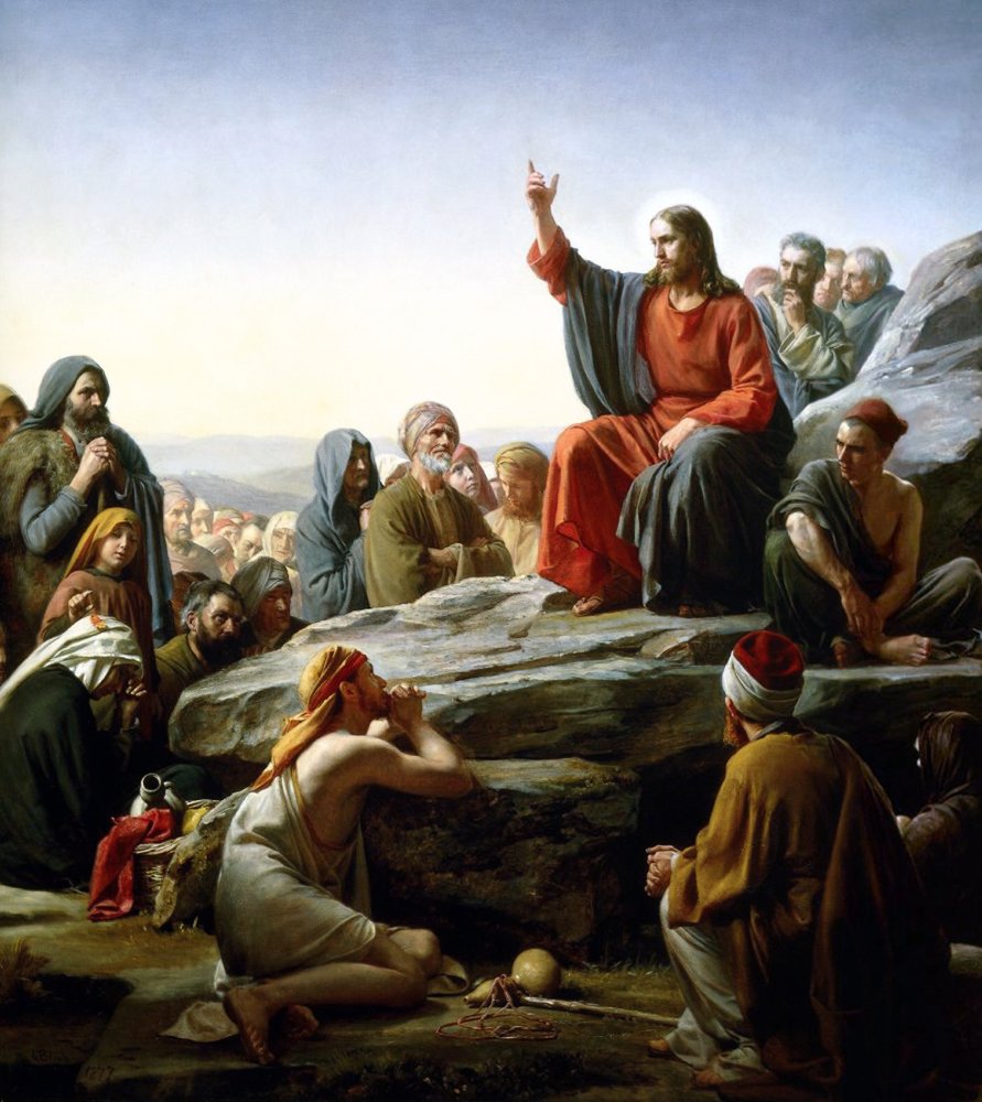 Carl Bloch’s 1877 painting The Sermon on the Mount