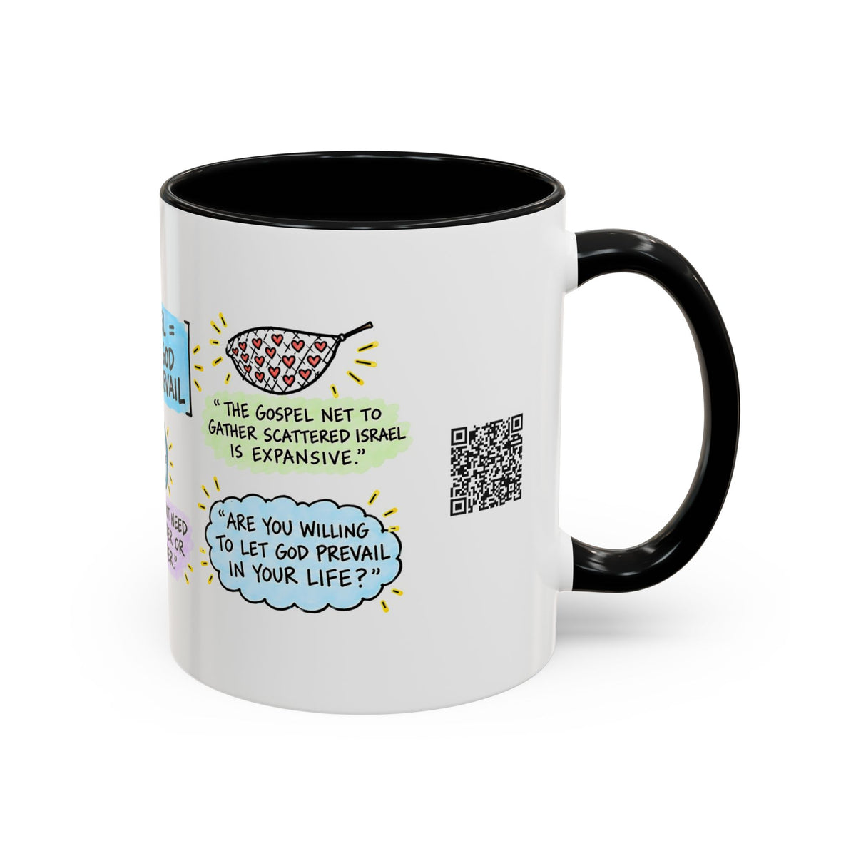 Let God Prevail Sketch Note Mug — Russell M. Nelson