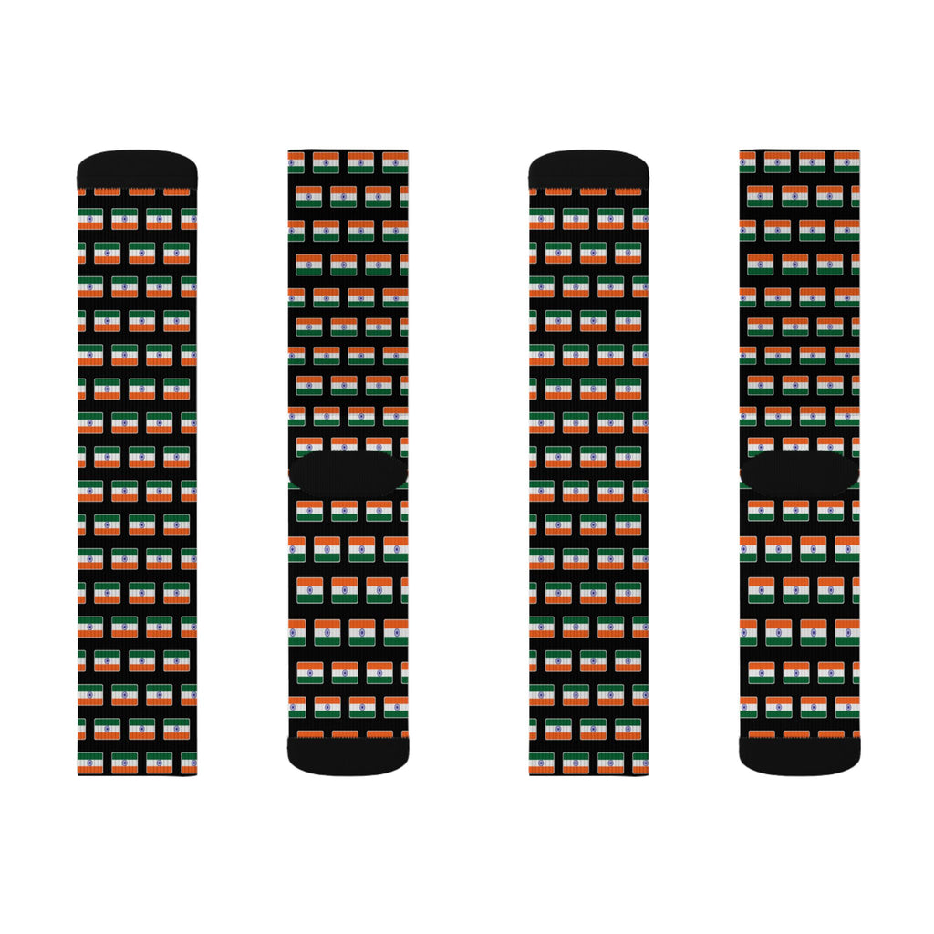 India Mission Flag Socks