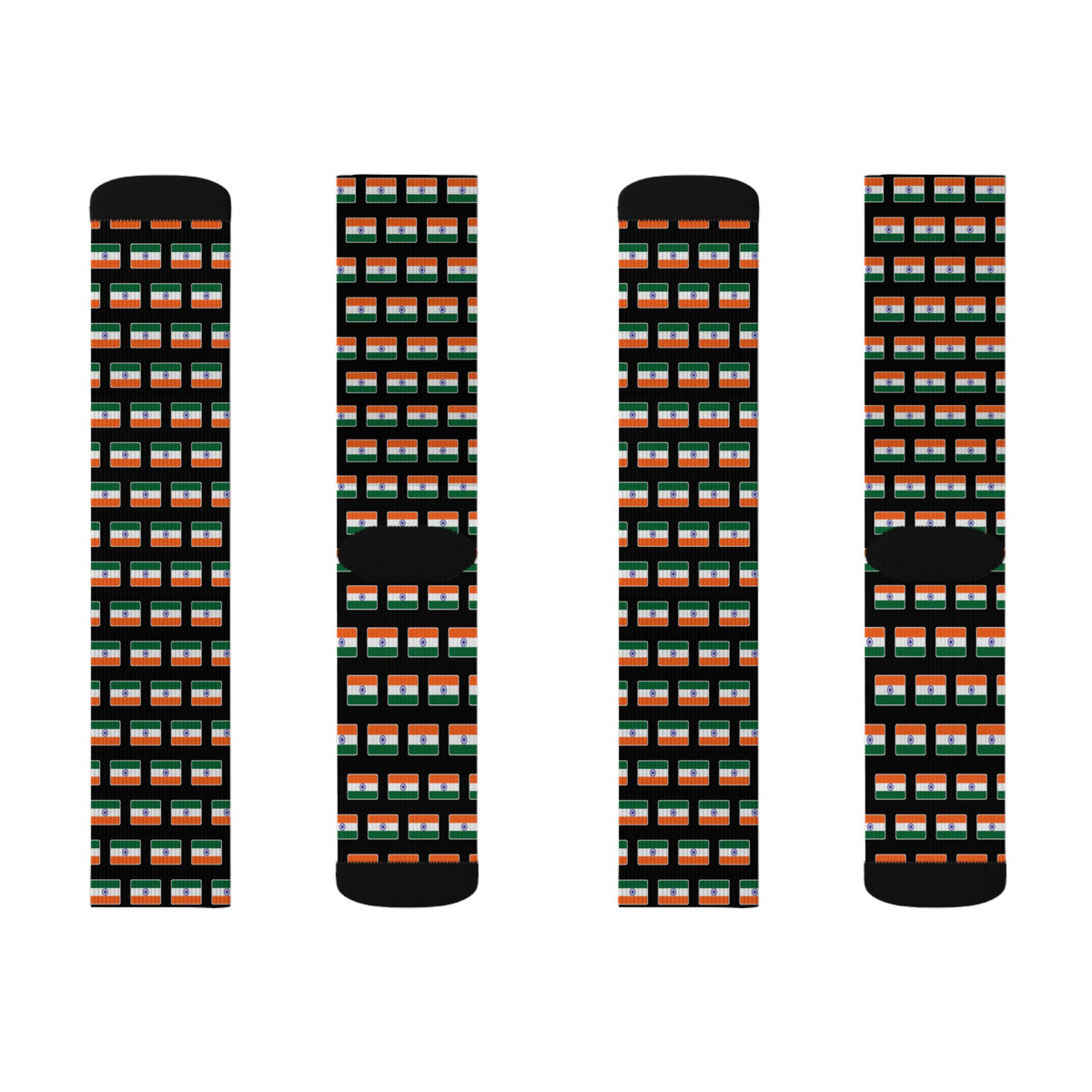 India Mission Flag Socks