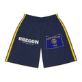 Oregon Portland Mission Basketball Shorts, front view