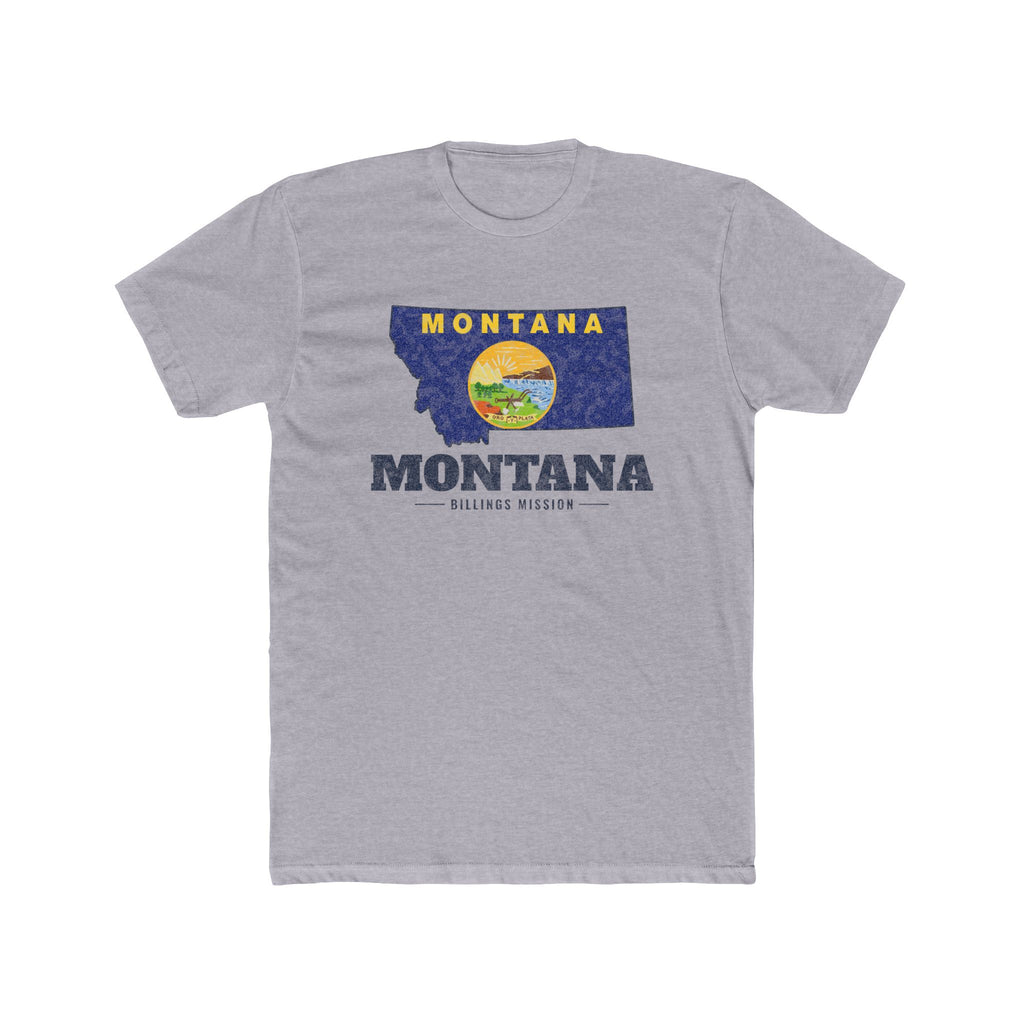 Montana Billings Mission Flag Map Shirt