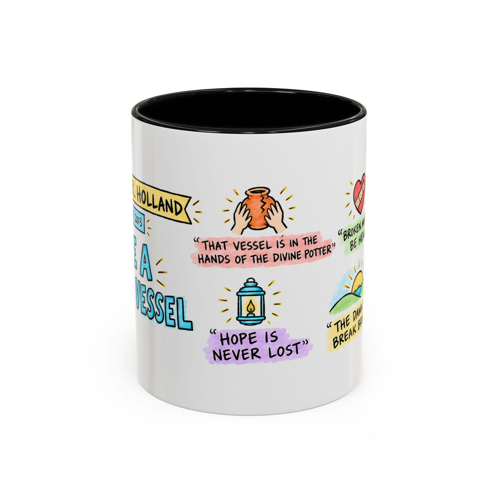 Like a Broken Vessel Sketch Note Mug — Jeffrey R. Holland