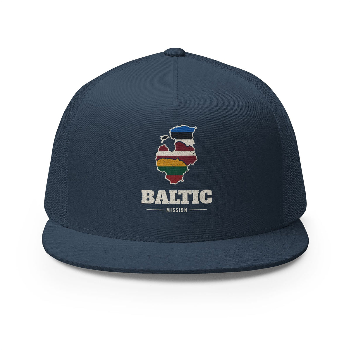 Baltic Mission Flag Map Trucker Hat