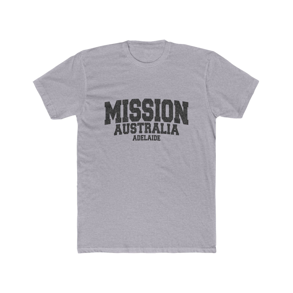 Australia Adelaide Mission T-Shirt in Heather Grey, front view