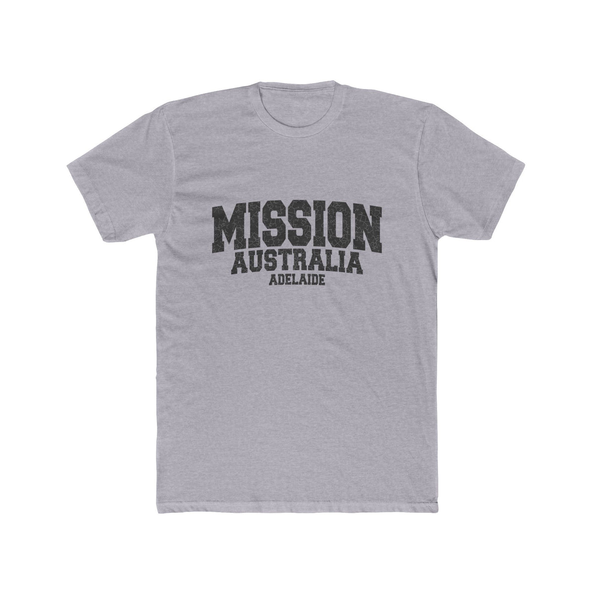 Australia Adelaide Mission T-Shirt in Heather Grey, front view