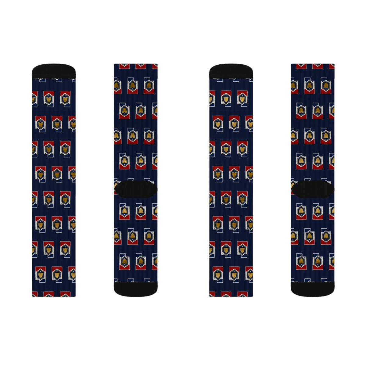 Utah Mission Flag Map Socks