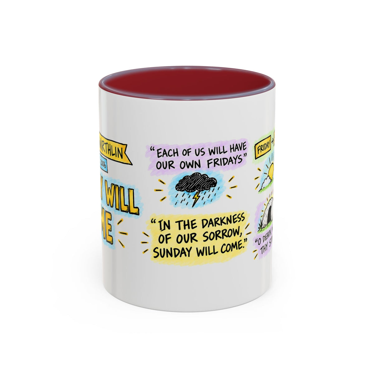 Sunday Will Come Sketch Note Mug — Joseph B. Wirthlin