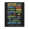 Be of Good Cheer Sketch Note Canvas (Black) — Thomas S. Monson
