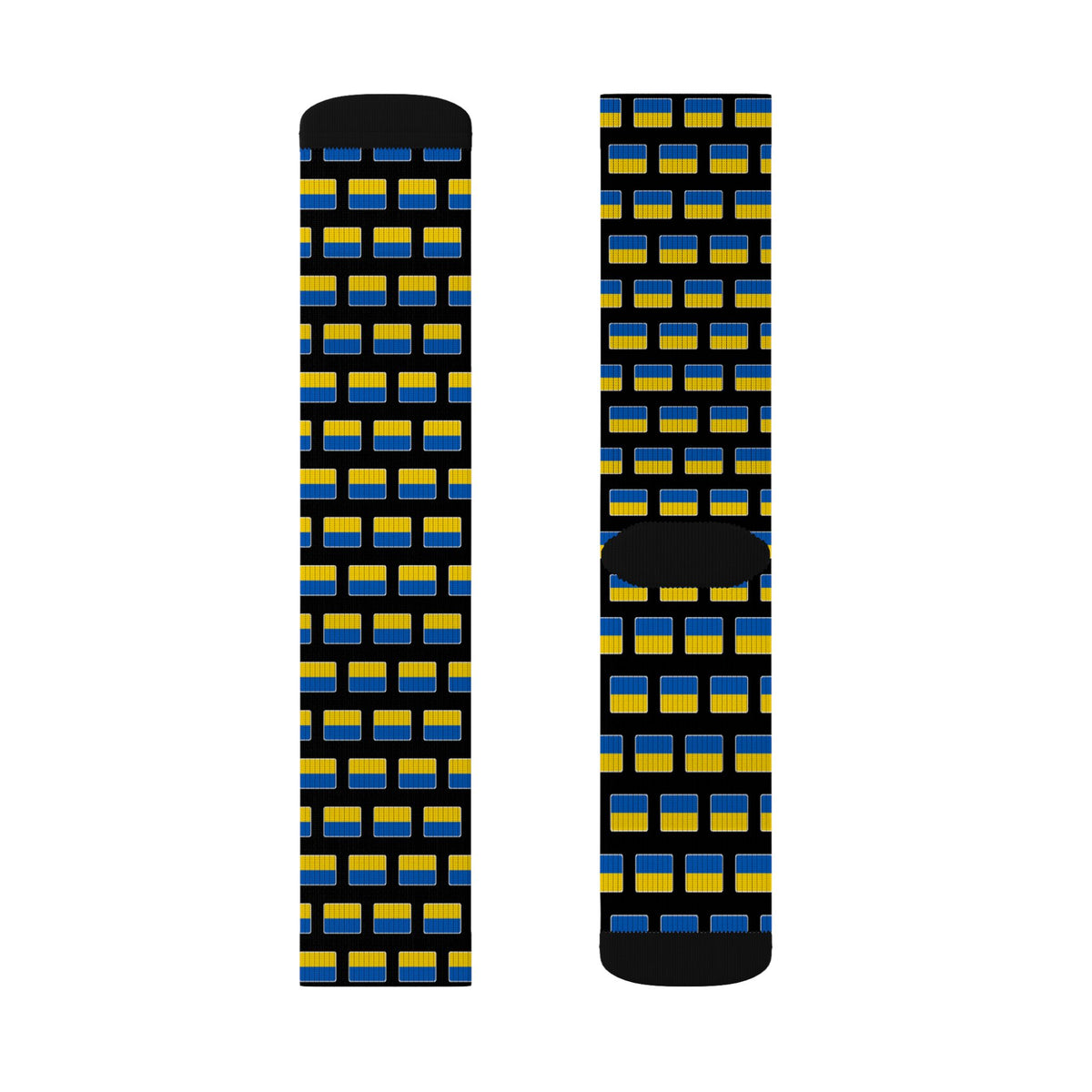Ukraine Mission Flag Socks