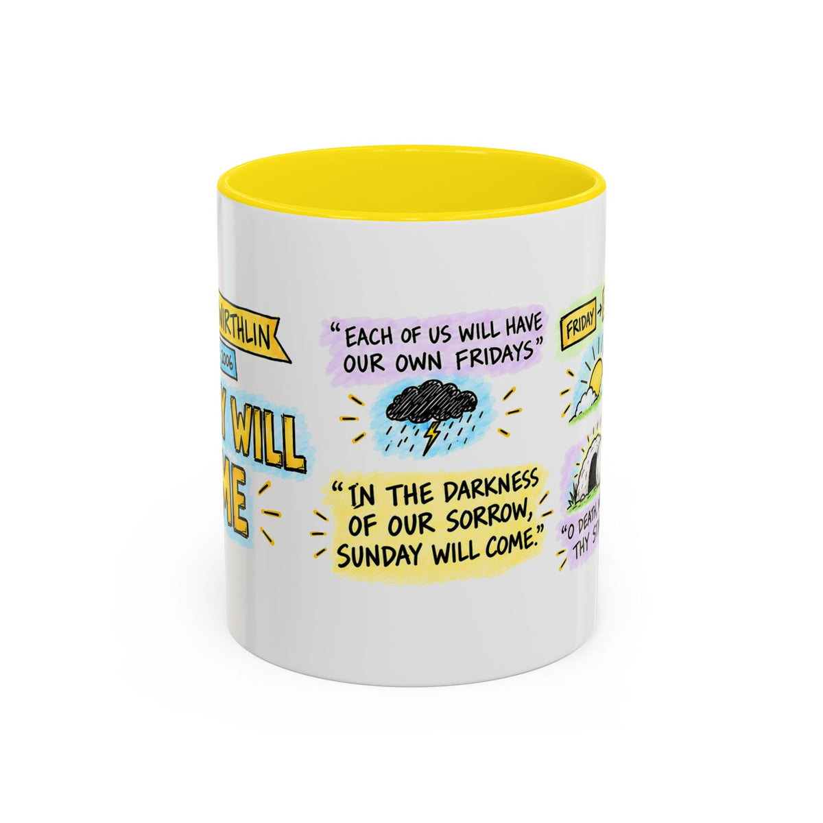 Sunday Will Come Sketch Note Mug — Joseph B. Wirthlin