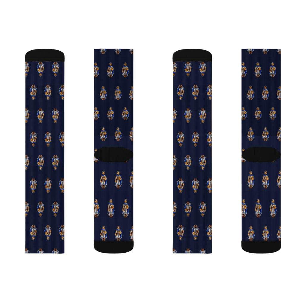 Mormon Brick Chess crew socks by Weak Things view 2