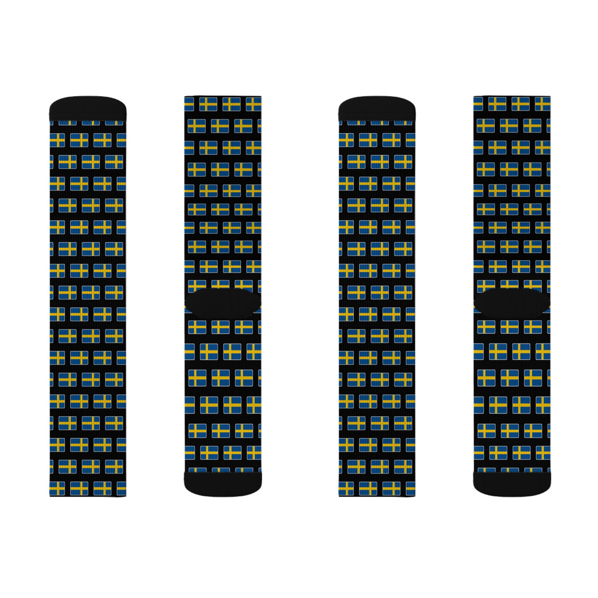 Sweden Mission Flag Socks