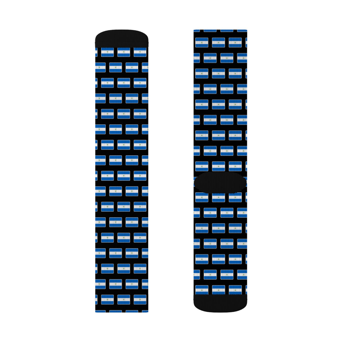 Nicaragua Mission Flag Socks