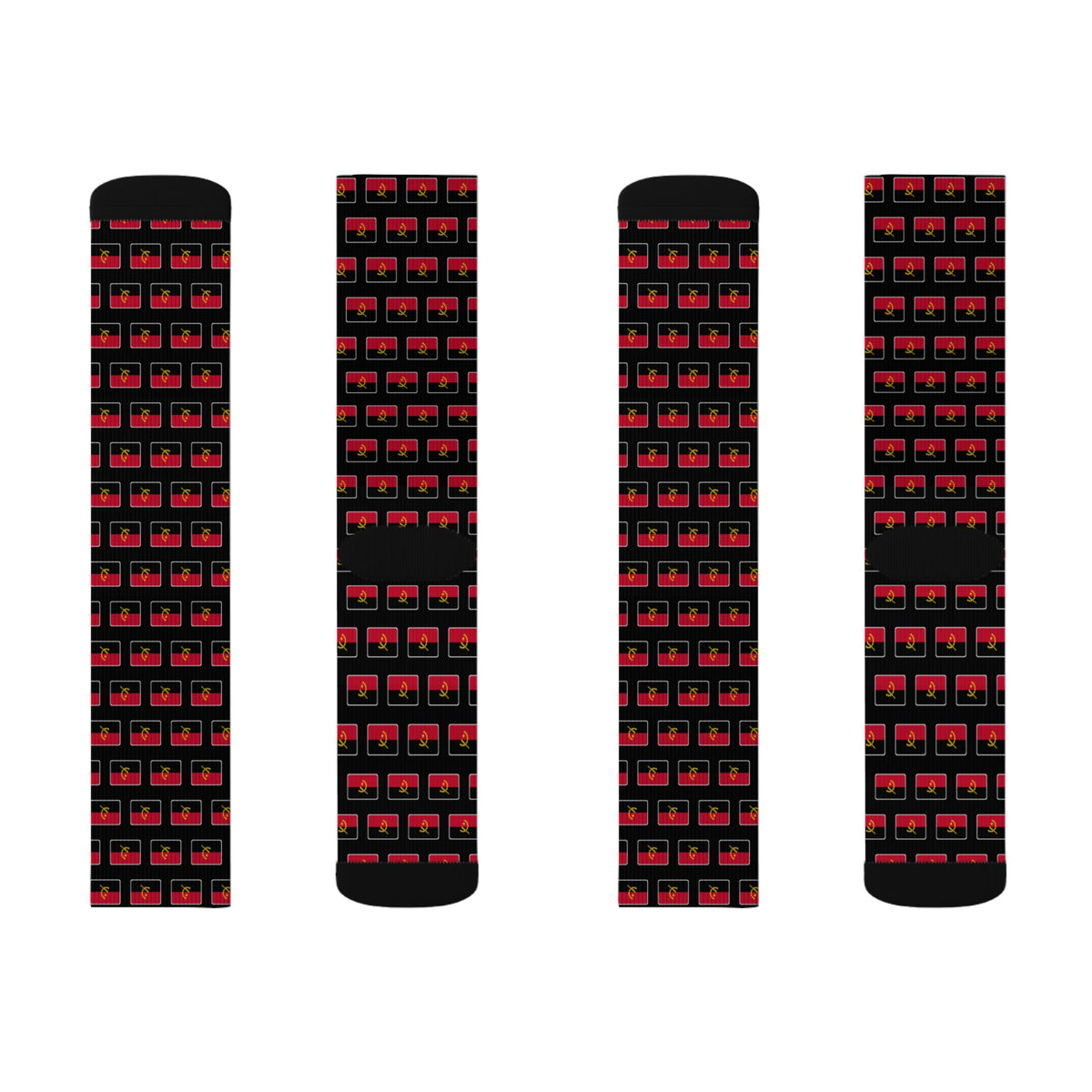Angola Mission Flag Socks