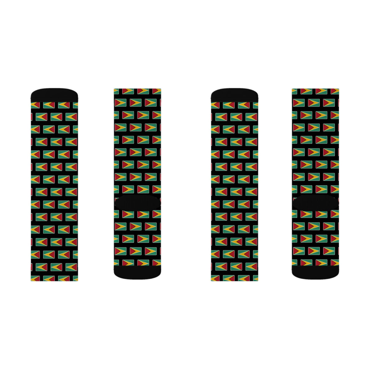 Guyana Mission Flag Socks