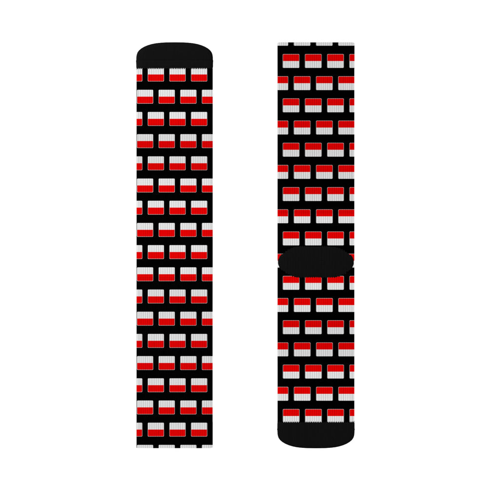 Indonesia Mission Flag Socks