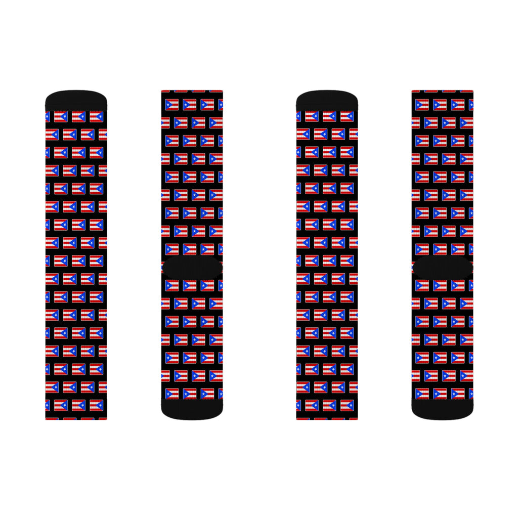 Puerto Rico Mission Flag Socks