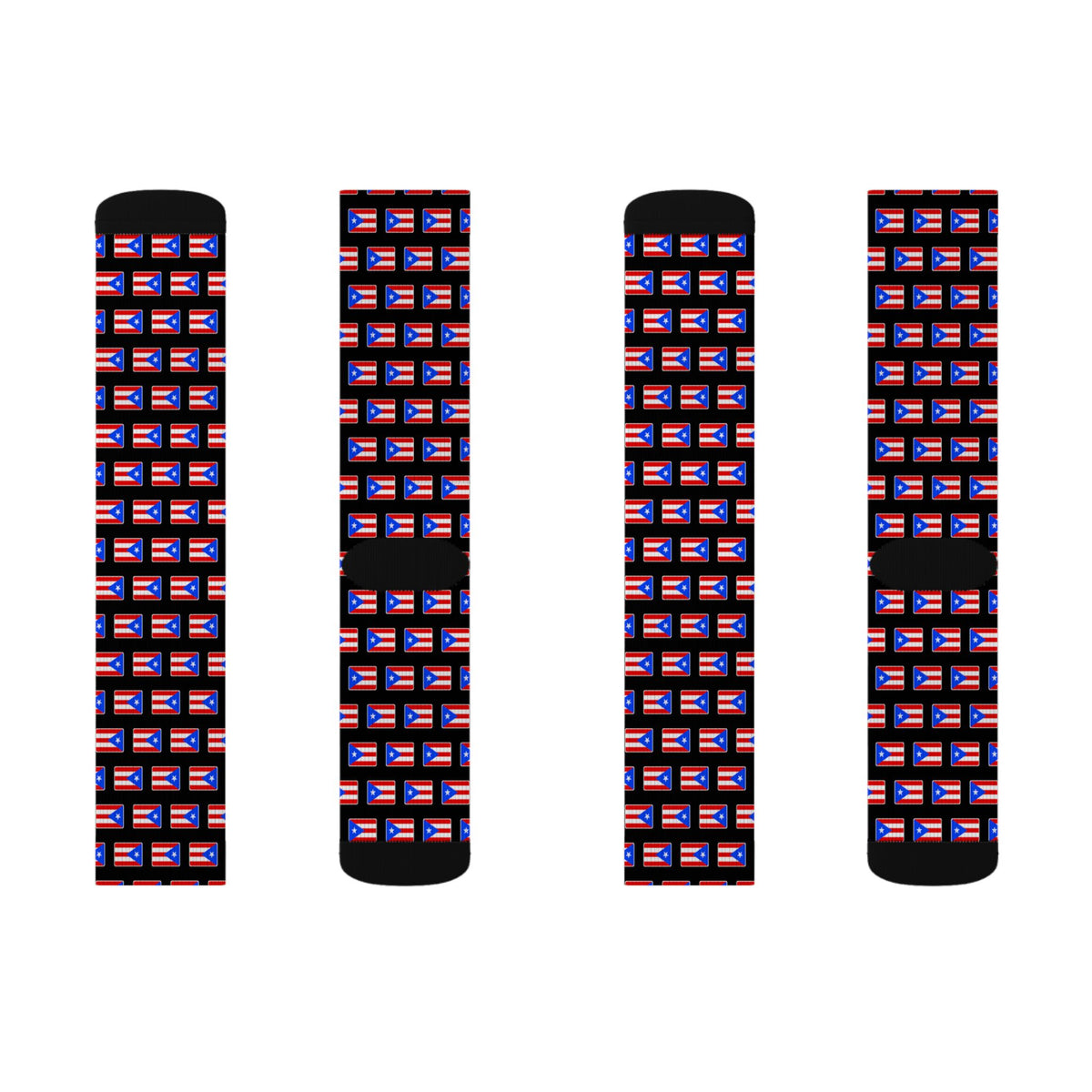Puerto Rico Mission Flag Socks