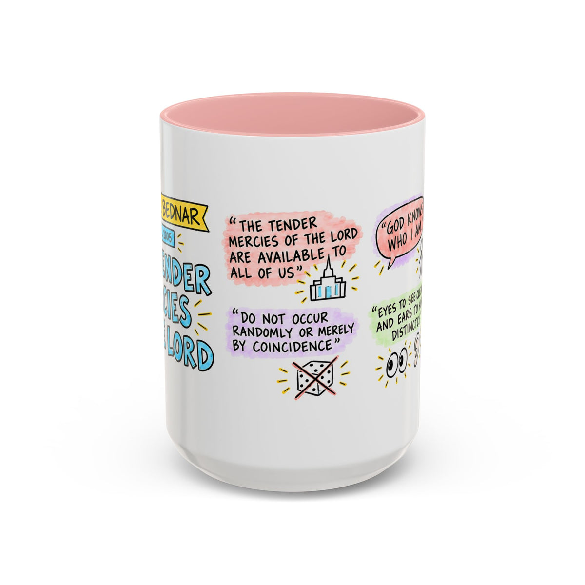 The Tender Mercies of the Lord Sketch Note Mug — David A. Bednar