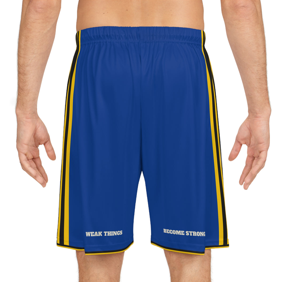 Idaho Idaho Falls Mission Basketball Shorts, worn, back view