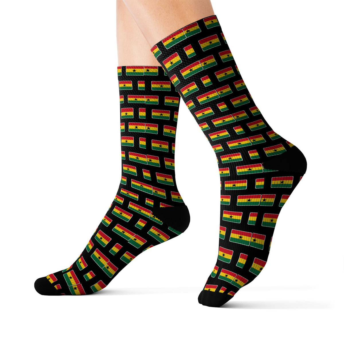 Ghana Mission Flag Socks