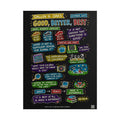 Good, Better, Best Sketch Note Poster (Black) — Dallin H. Oaks