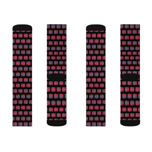 Norway Mission Flag Socks