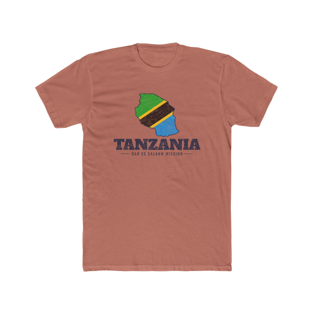 Tanzania Dar es Salaam Mission Flag Map Shirt