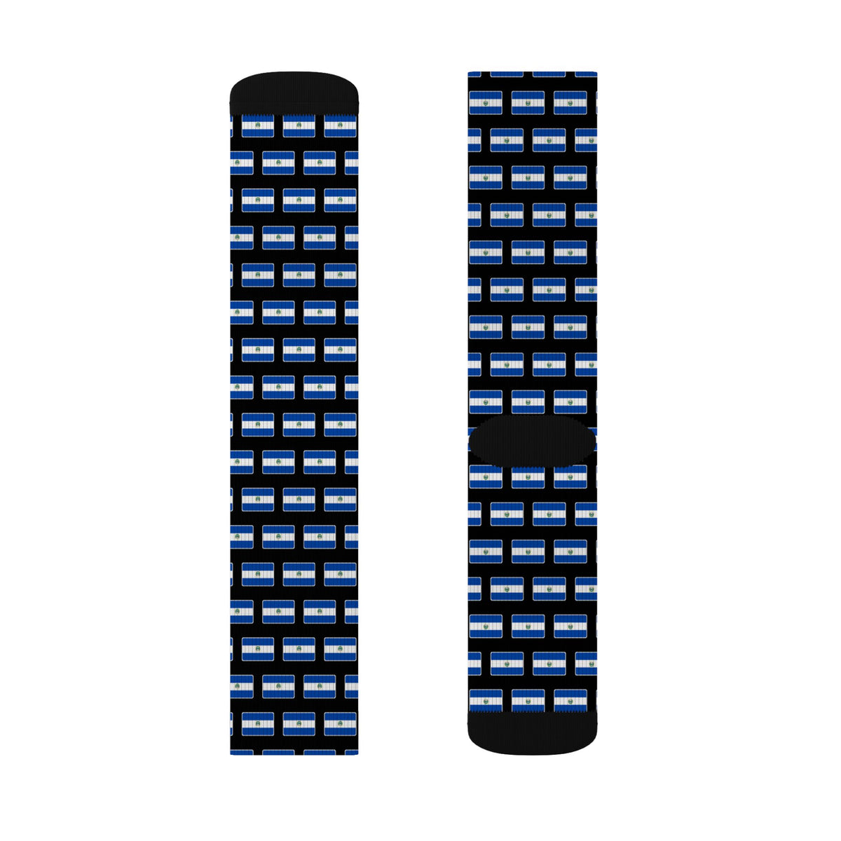 El Salvador Mission Flag Socks