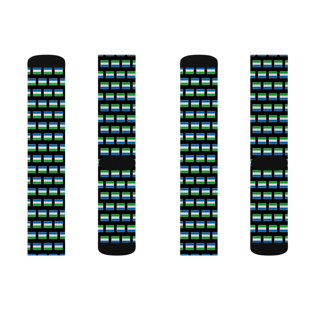 Sierra Leone Mission Flag Socks