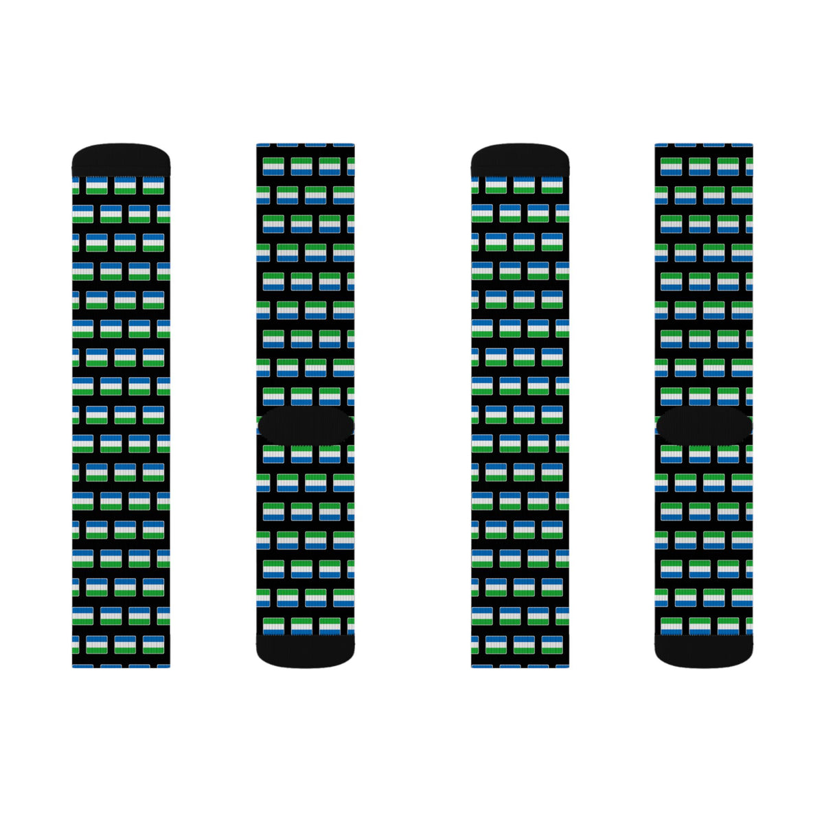Sierra Leone Mission Flag Socks