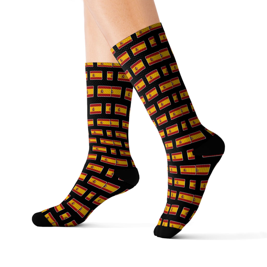 Spain Mission Flag Socks