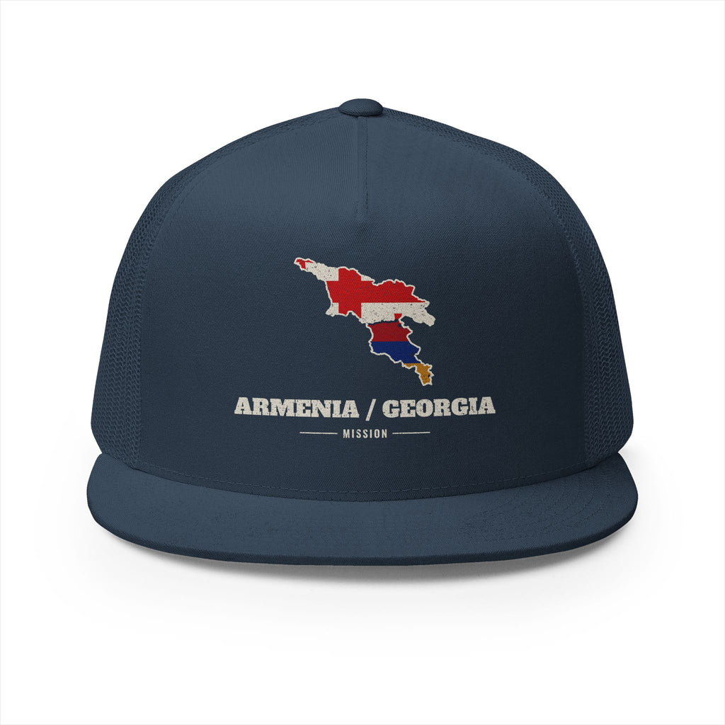 Armenia/Georgia Mission Flag Map Trucker Hat