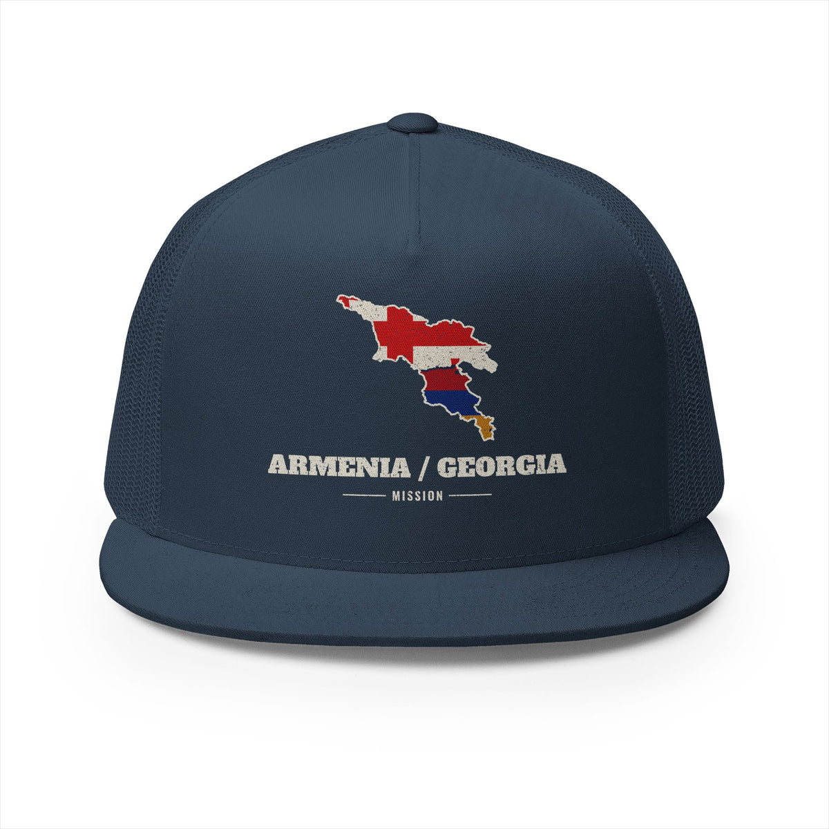 Armenia/Georgia Mission Flag Map Trucker Hat