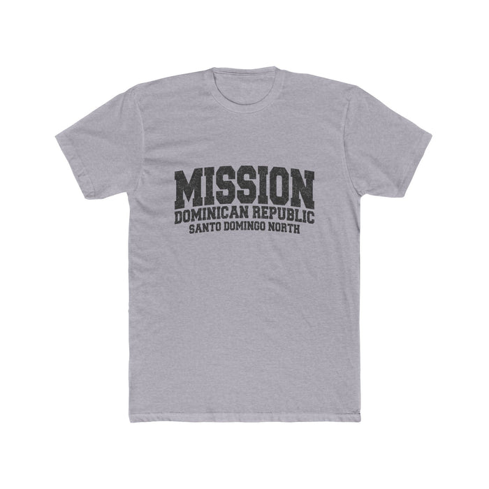 Dominican Republic Santo Domingo North Mission T-Shirt in Heather Grey, front view