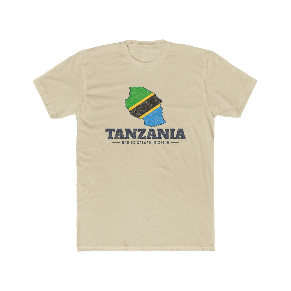 Tanzania Dar es Salaam Mission Flag Map Shirt