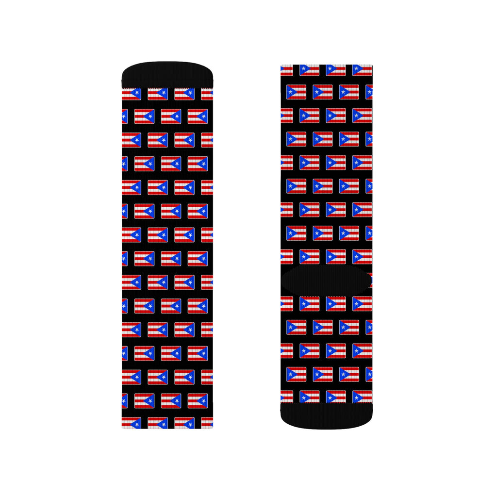 Puerto Rico Mission Flag Socks